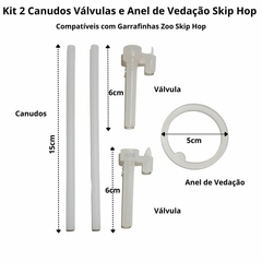 Kit Refil 2 Canudos para Garrafas Zoo Skip Hop na internet