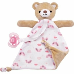 Naninha Urso com Prendedor de Chupeta Rosa/Azul Buba - comprar online