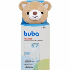 Naninha Urso com Prendedor de Chupeta Rosa/Azul Buba - Baby Bel Kids