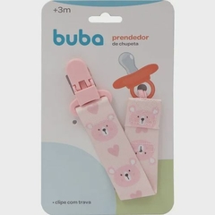 Prendedor de Chupeta Ursinho Rosa/Azul Buba - comprar online