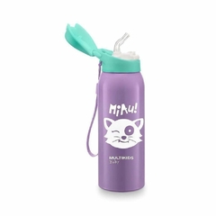 Copo Térmico com Canudo Keep it Cool Lilas Multikids Baby