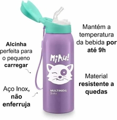 Copo Térmico com Canudo Keep it Cool Lilas Multikids Baby na internet