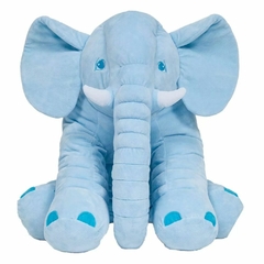 Almofada Elefante Azul Gigante Buba - 60cm