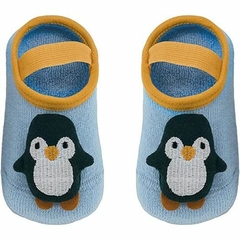 Meia sapatilha com aplique Pinguim 1-3 anos Buba - Baby Bel Kids