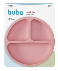 Prato de Silicone Redondo com Divisórias e Ventosa Buba - comprar online