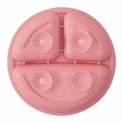 Prato de Silicone Redondo com Divisórias e Ventosa Buba - Baby Bel Kids