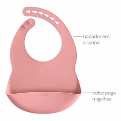 Babador de Silicone com Pega Migalhas Buba - comprar online