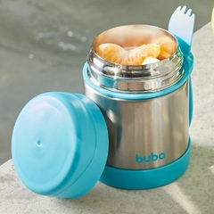 Pote Térmico Azul com Colher 350 ml Buba - comprar online