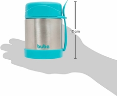 Pote Térmico Azul com Colher 350 ml Buba na internet