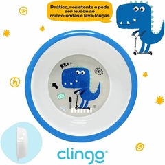 Prato Bowl Dino Clingo - comprar online