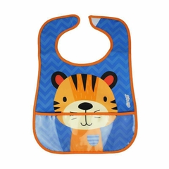 Babador com Bolso Coletor Tigre Clingo