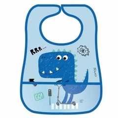 Babador com Bolso Coletor Dino Clingo