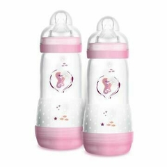 Mamadeira Easy Start Mam 320 ml Rosa Embalagem Dupla