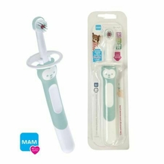 Escova de Dente Infantil MAM Baby's Brush 5+ meses Rosa/Azul