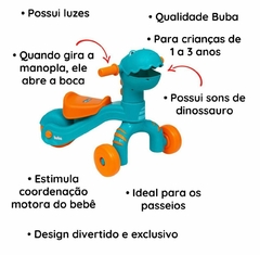 Andador Triciclo Baby Dino Buba - comprar online