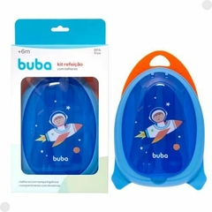 Kit Refeição com Talher Sereia/ Astronauta Buba +6m - Baby Bel Kids