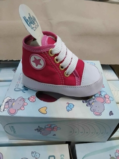 Tênis Estilo All Star Bebê Rosa Pink