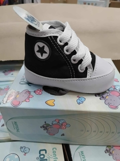 Tênis Estilo All Star Bebê Preto