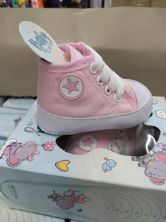 Tênis Estilo All Star Bebê Rosa