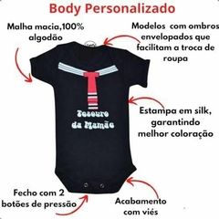 Body Temáticos Mesversário Bebê Infantil Quico Tam G na internet