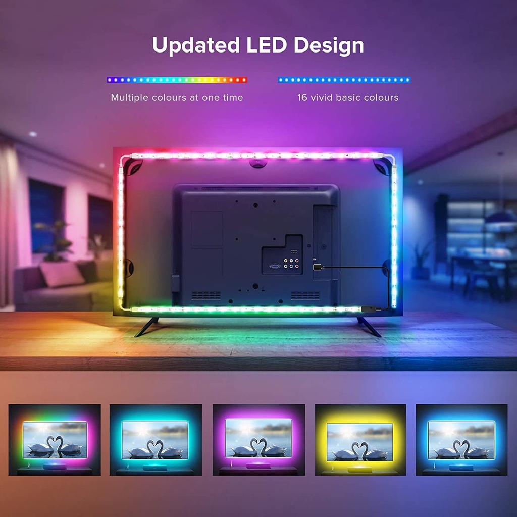 Tira Led TV RGB Usb 2 metros - Comprar en Store Trelew