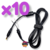 Pack x10 Cable Repuesto 4x1.7 mm HP Asus - Modelo 10