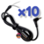 Pack x10 Cable Repuesto 4x1.35 mm Asus - Modelo 07