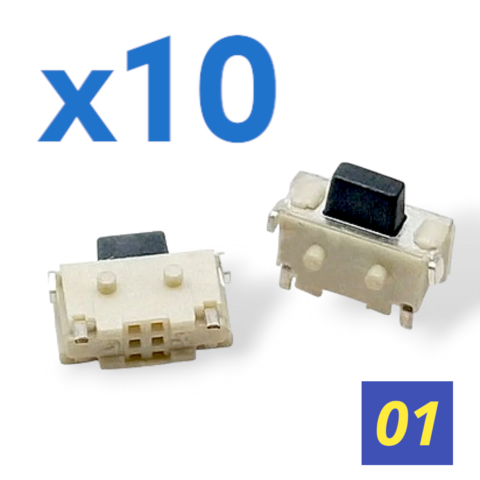 Pack 10 Botones B1 2x4.5x3.5 mm switchs