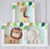 Trio de Quadrinhos Decorativos - Safari Baby - loja online