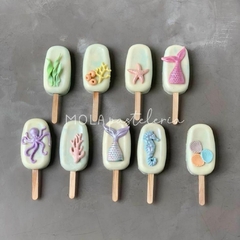 Icepops decorados x 6 unidades