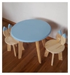 juego de mesa y sillas conejo