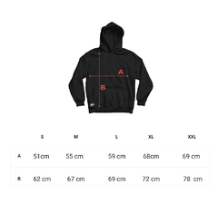 So Basic poleron hoodie con cierre negro en internet