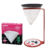 Suporte Cone Coffee FHOME Vermelho + 40 Filtros Hario V60-01