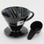 Suporte Coador Hario V60-02 Cerâmica Preto Modelo Tetsu Kasuya Tamanho 02 - Café Ravello