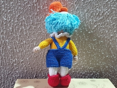 Palhacinho confeccionado técnica Amigurumi em crochê - comprar online