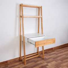 Estantería Nórdica Escalera con escritorio y un cajón 75 x 180 cm - LM en internet