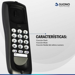 TELEFONO SUONO FIJO GONDOLA BLANCO HOG0004 - comprar online