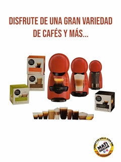 CAFETERA MOULINEX NESCAFE DOCE GUSTO PICCOLO XS ROJA - comprar online