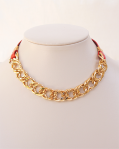 Choker elos mista vermelha (CO154AB) - comprar online