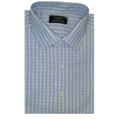 Camisa Cuello Italiano Puño Simple Regular Fit