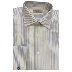 Camisa Puño Doble Cuello Italiano Regular FIT