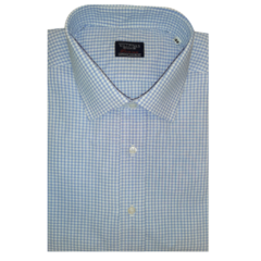 Camisa Cuello Italiano Puño Simple Regular Fit