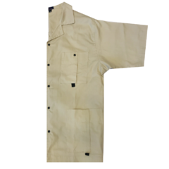 Camisa Guayabera 4 Bolsillos Puro Algodón