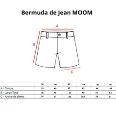 Bermuda de jean MOOM - comprar online