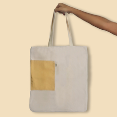 Potte Bag Amarelo / Cru - comprar online