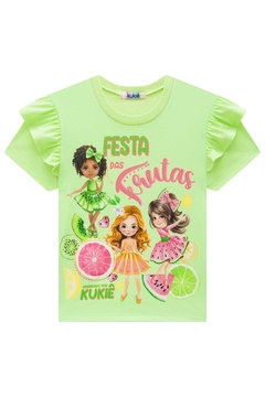 BLUSA MEIA MALHA FRUTAS KUKIÊ - Babyeli Boutique