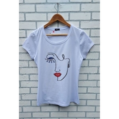 T-shirt Baby Look Woman Line