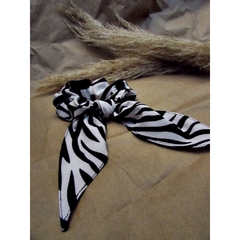 Imagem do Scrunchie Animal Print Zebra