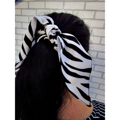 Scrunchie Animal Print Zebra - comprar online