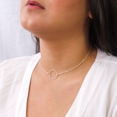 Choker círculo Prata 925 - comprar online